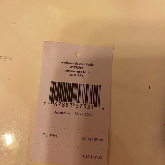 Nwt KATE SPADE LOVE BIRDS WALLET. SEE OTHER LISTING FOR MATCHING BAG - Picture 4 of 6